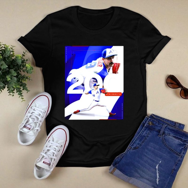 Spencer Strider 200 Strikeouts Milestone T-Shirt For Braves Fans - Image 5