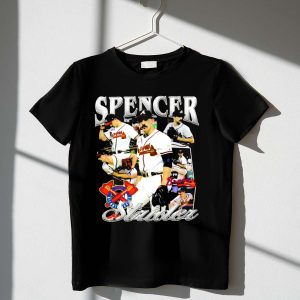 Spencer Strider Braves Pitcher Collage Graphic T-Shirt For Fans