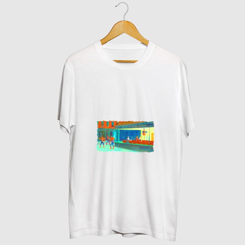 Spider Bar Phillies Nighthawks Graphic T-Shirt - Perfect Tee for Fans - Image 2