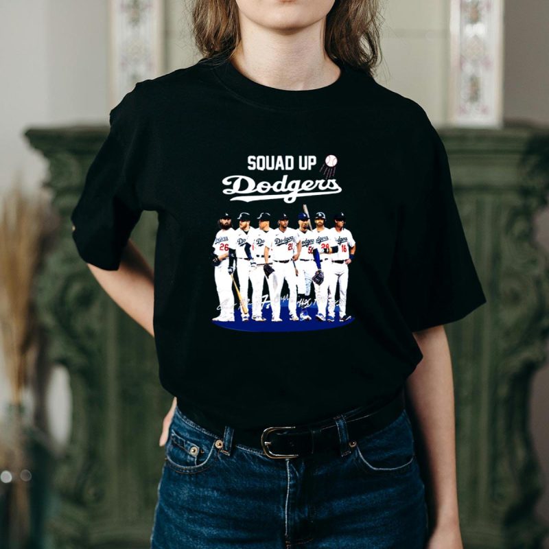 Dodgers Team Signature T-Shirt - Squad Up Style for Fans - Image 2