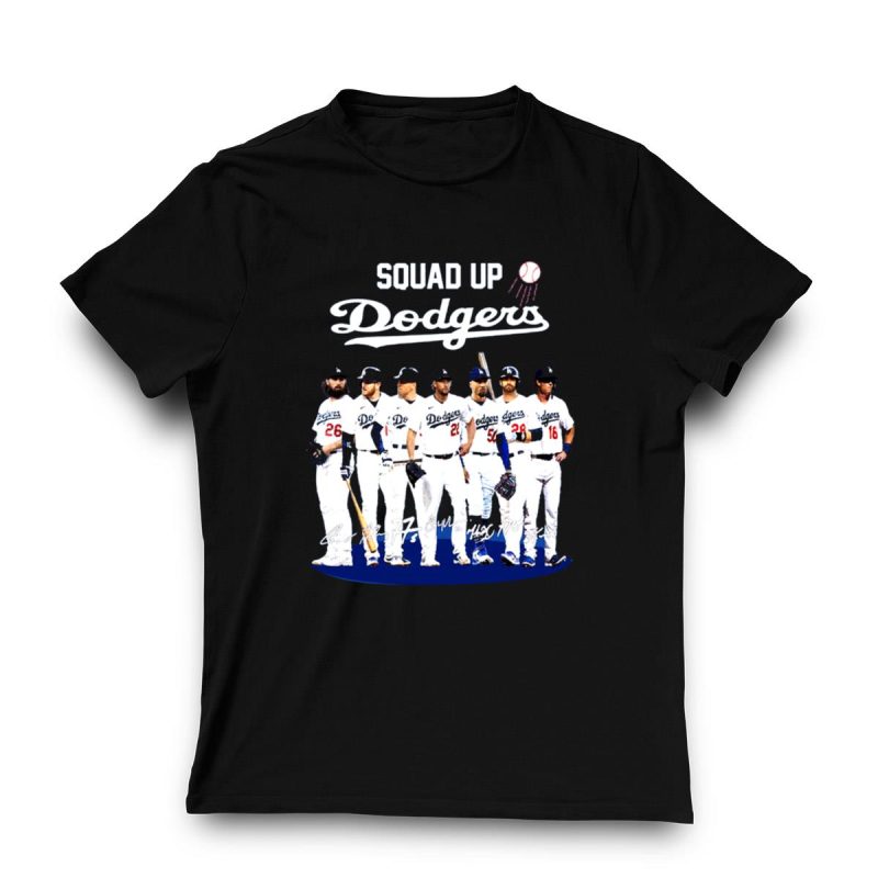 Dodgers Team Signature T-Shirt - Squad Up Style for Fans - Image 3