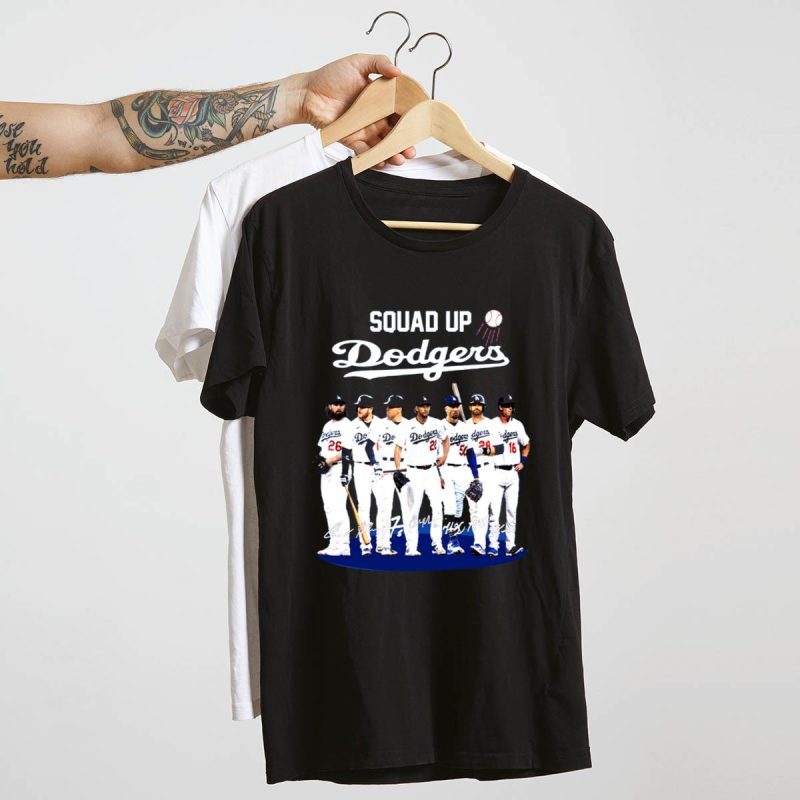 Dodgers Team Signature T-Shirt - Squad Up Style for Fans - Image 4