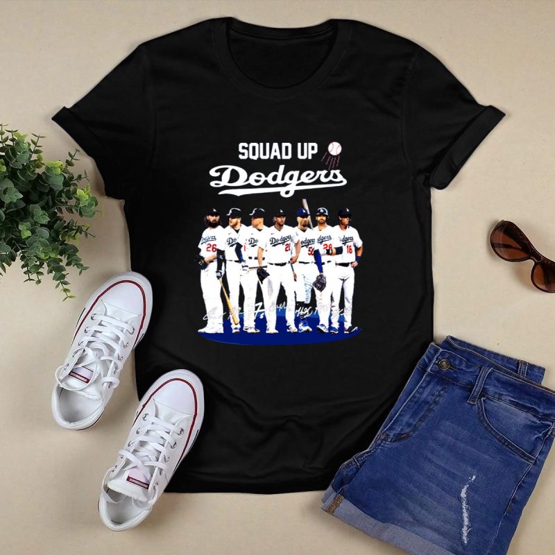 Dodgers Team Signature T-Shirt - Squad Up Style for Fans - Image 5