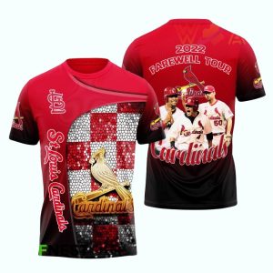 St Louis Cardinals 2022 Farewell Tour All-Over Print T-Shirt