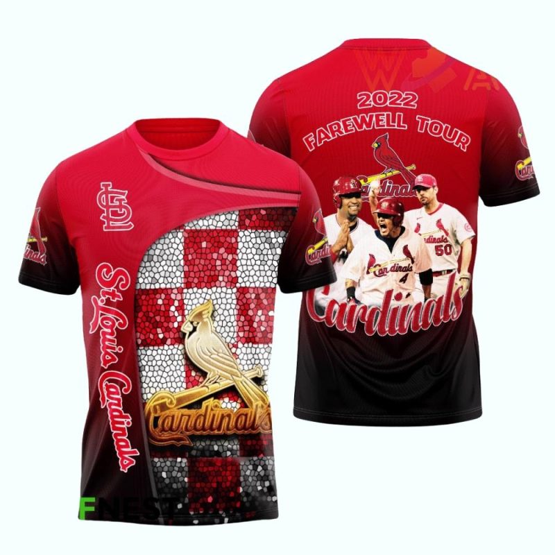 St Louis Cardinals 2022 Farewell Tour All-Over Print T-Shirt