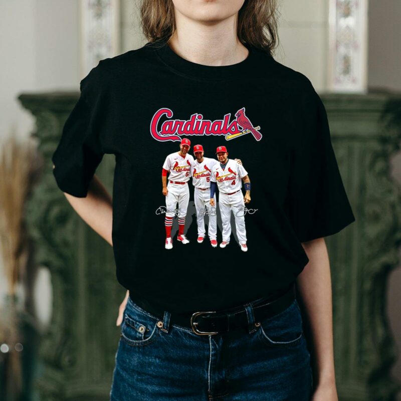 St. Louis Cardinals Adam Wainwright Pujols Molina Graphic T-Shirt - Unisex - Image 2