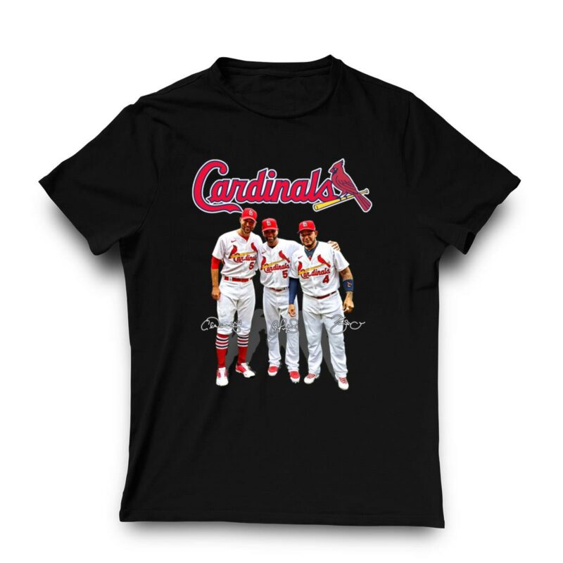 St. Louis Cardinals Adam Wainwright Pujols Molina Graphic T-Shirt - Unisex - Image 3