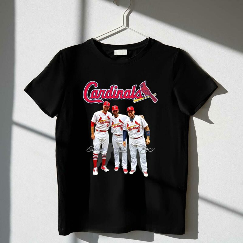 St. Louis Cardinals Adam Wainwright Pujols Molina Graphic T-Shirt - Unisex - Image 4