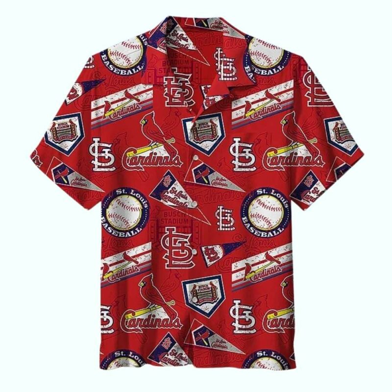 St Louis Cardinals All Star Graphic Hawaiian Shirt – Unisex Aloha Tee