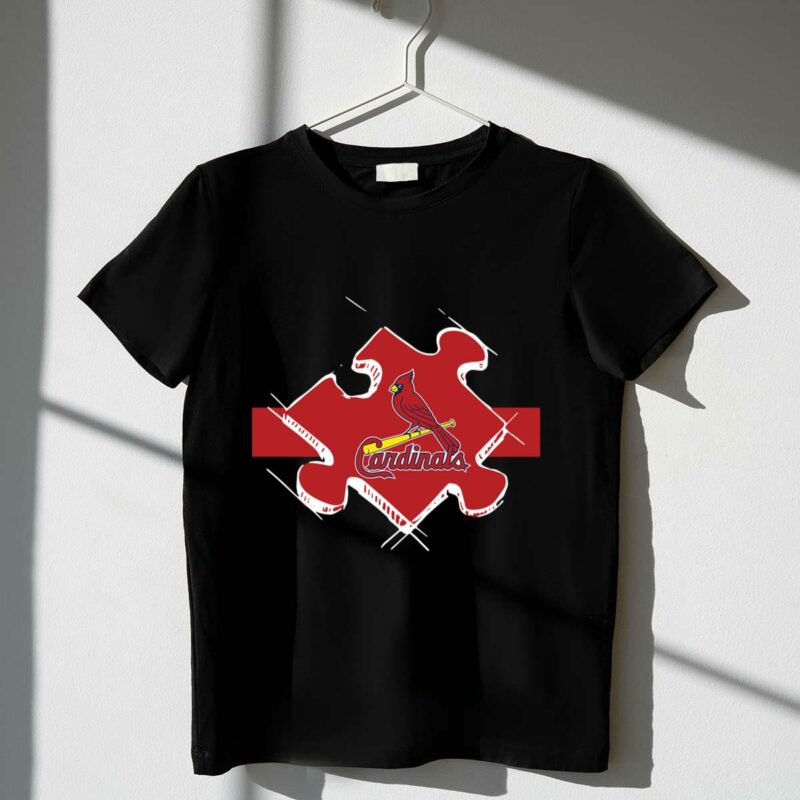 St Louis Cardinals Autism Awareness Graphic T-Shirt – Unisex Gift - Image 4