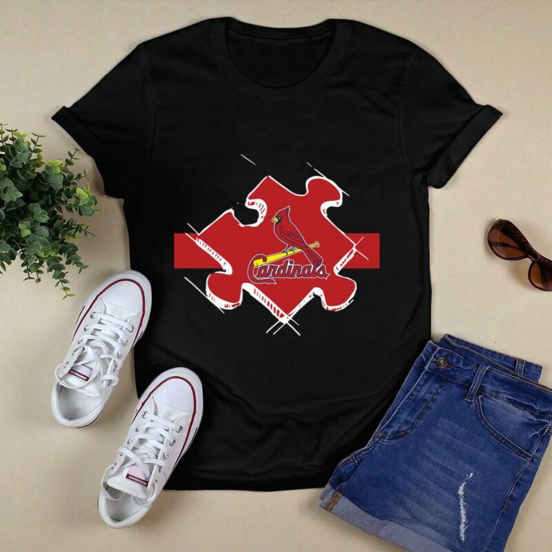 St Louis Cardinals Autism Awareness Graphic T-Shirt – Unisex Gift - Image 5