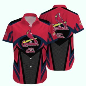 St. Louis Cardinals Unisex Graphic Printed Chevron Hawaiian Shirt