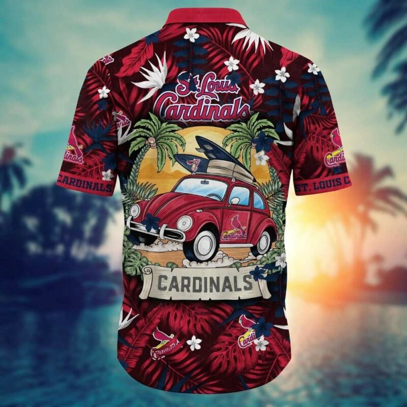 St. Louis Cardinals Tropical Hawaiian Shirt – Unisex Graphic Tee - Image 3