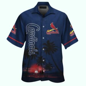 St Louis Cardinals Tropical Hawaiian Shirt – Graphic Aloha Shirt Gift