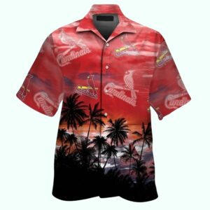 St Louis Cardinals Tropical Coconut Beach Hawaiian Shirt – Unisex Graphic Tee