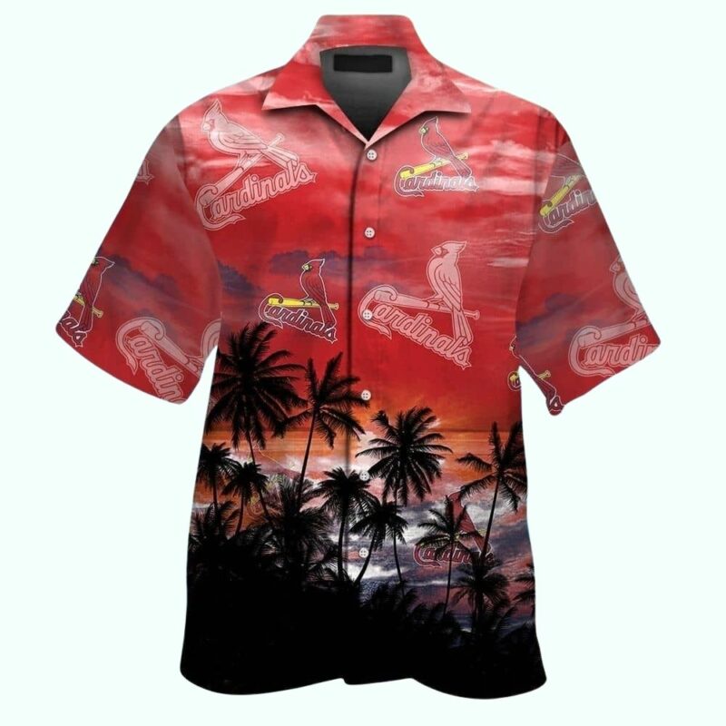 St Louis Cardinals Tropical Coconut Beach Hawaiian Shirt – Unisex Graphic Tee