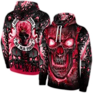 St Louis Cardinals Demonic Skull All Over Print Hoodie