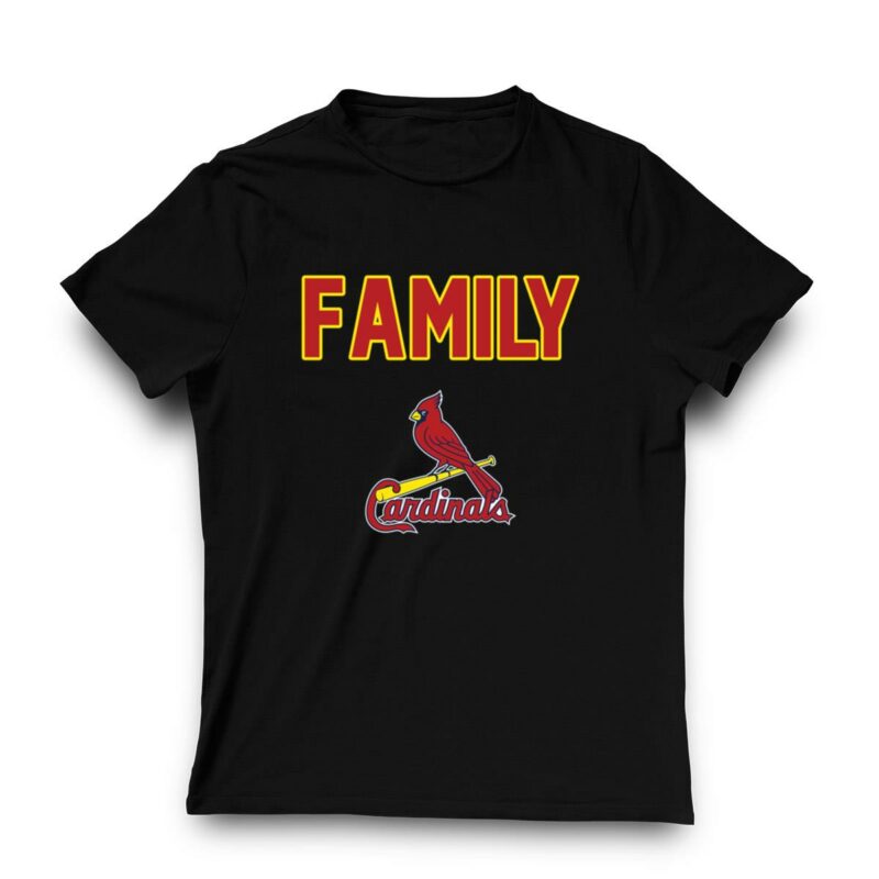 St. Louis Cardinals Family Graphic T-Shirt – Unisex Baseball Gift Tee - Image 3