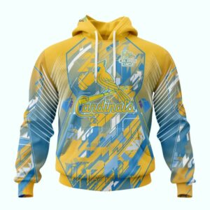 St Louis Cardinals Fearless Against Childhood Cancer Graphic Hoodie - Unisex