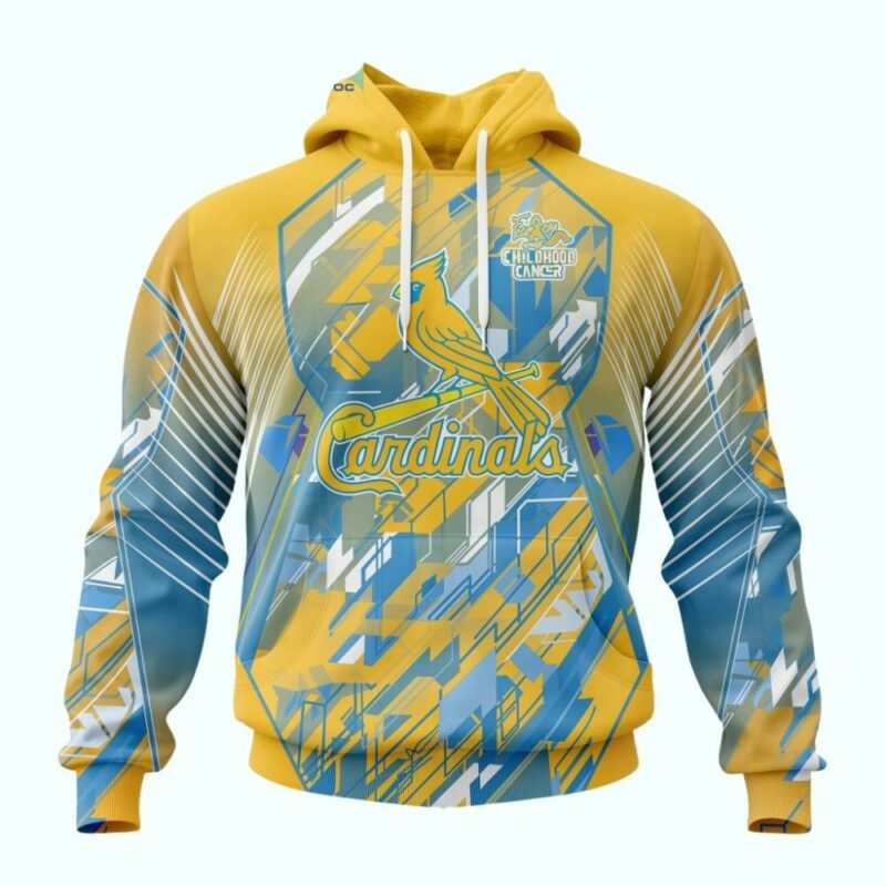 St Louis Cardinals Fearless Against Childhood Cancer Graphic Hoodie - Unisex