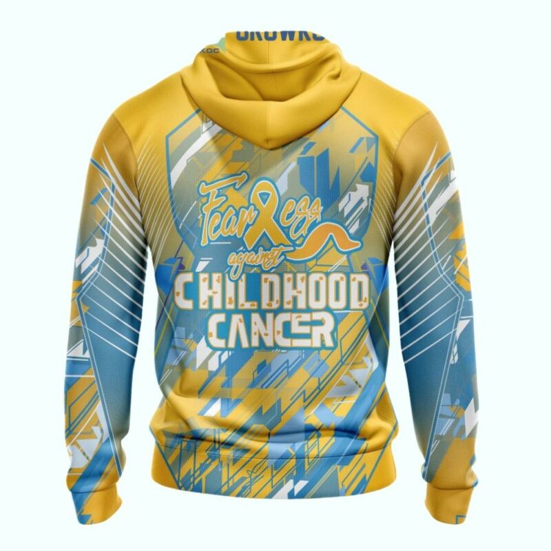 St Louis Cardinals Fearless Against Childhood Cancer Graphic Hoodie - Unisex - Image 3