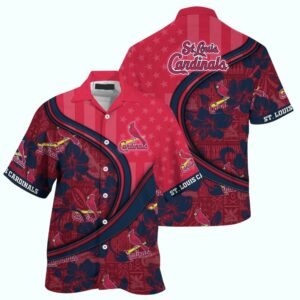 St. Louis Cardinals American Flag Hawaiian Shirt – Unisex Graphic Tee
