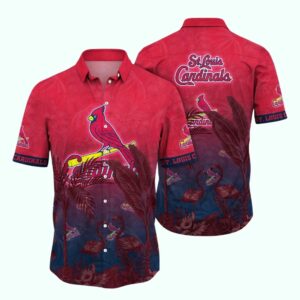 St Louis Cardinals Flamingo Graphic Hawaiian Shirt – Unisex Aloha Tee