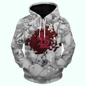 St. Louis Cardinals Unisex Graphic Printed Hoodie – Funny All-Over Design