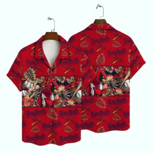 St Louis Cardinals Graphic Hawaiian Shirt – Unisex Baseball Aloha Tee