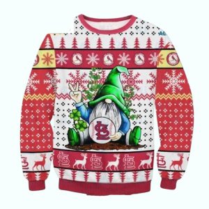 St Louis Cardinals Gnome Peace Ugly Sweater