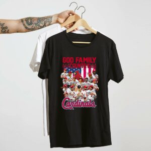St Louis Cardinals God Family Country Graphic T-Shirt – Unisex Gift