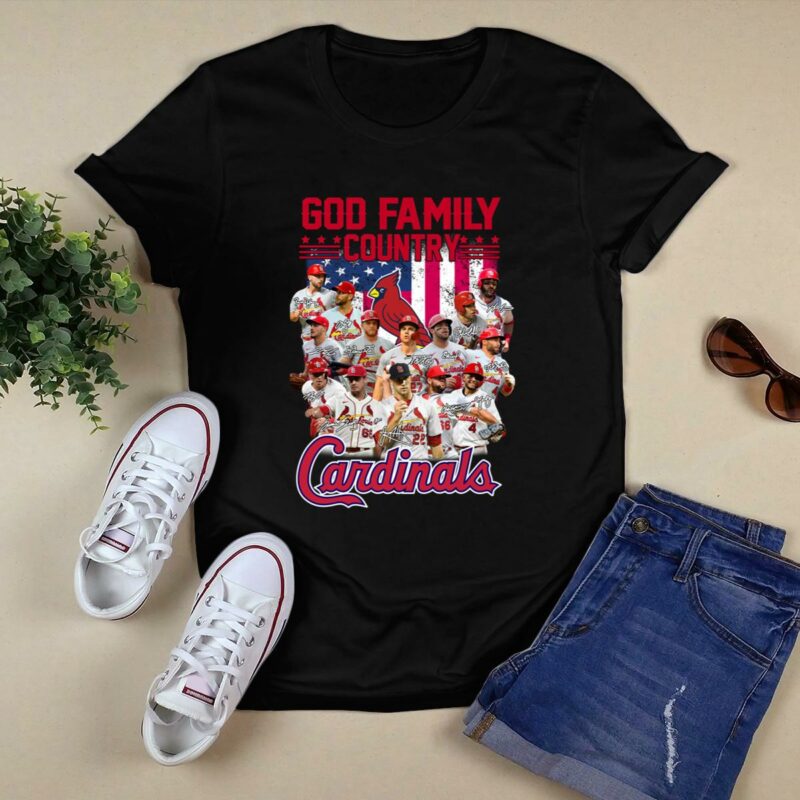 St Louis Cardinals God Family Country Graphic T-Shirt – Unisex Gift - Image 5