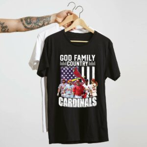 St Louis Cardinals God Family Country Graphic T-Shirt – Unisex Gift