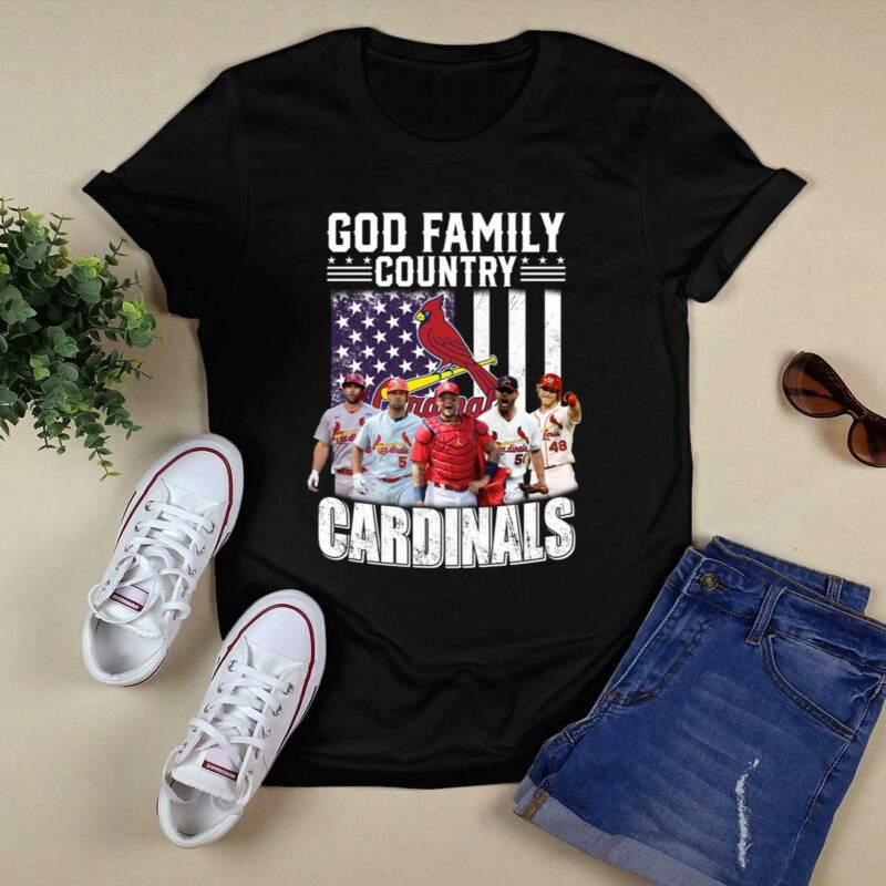 St Louis Cardinals God Family Country Graphic T-Shirt – Unisex Gift - Image 5