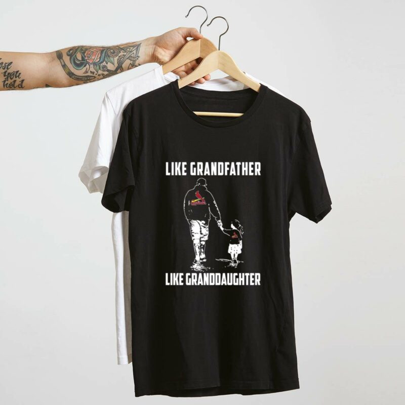 St. Louis Cardinals Grandfather & Granddaughter Graphic T-Shirt - Unisex Gift