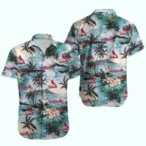 St Louis Cardinals Graphic Hawaiian Shirt – Unisex Aloha Tee Gift