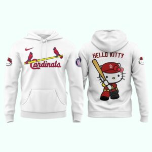 St Louis Cardinals Hello Kitty Graphic Unisex Hoodie – Printed Sweatshirt