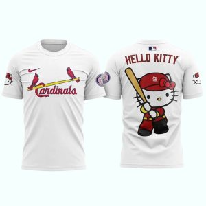 St Louis Cardinals Hello Kitty All-Over Print T-Shirt for Fans