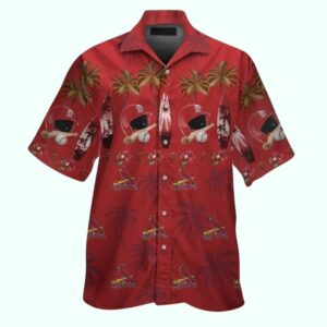 St Louis Cardinals Graphic Hawaiian Shirt – Unisex Tropical Surf & Ball Design