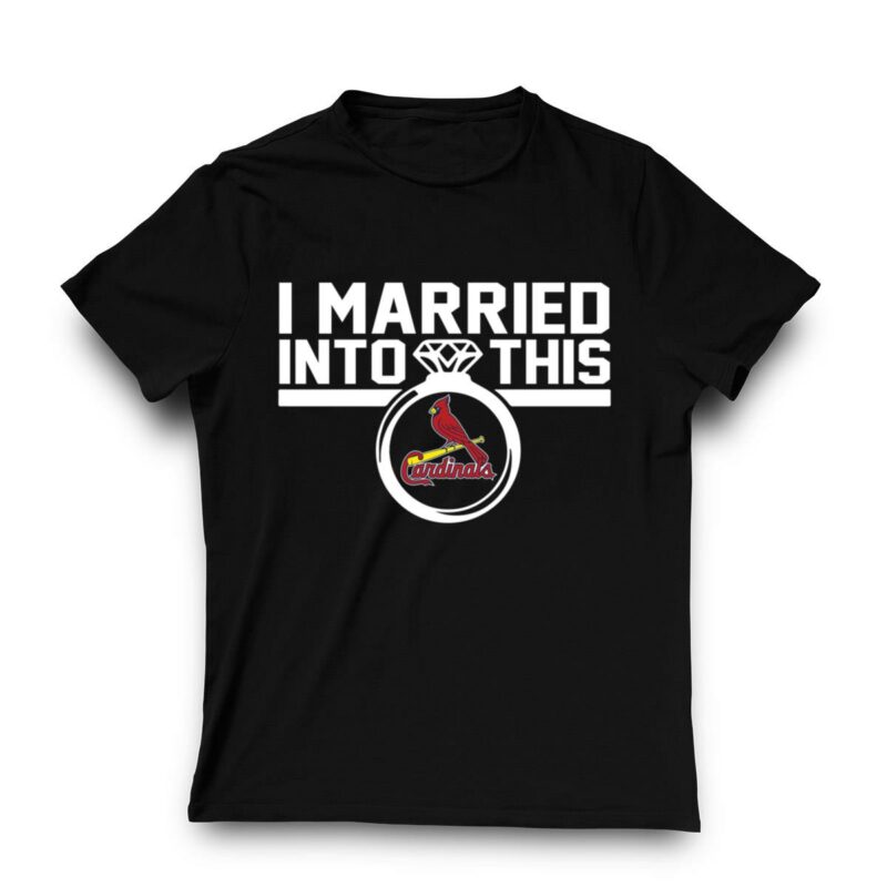 St. Louis Cardinals "I Married Into This" Unisex Graphic T-Shirt - Image 3