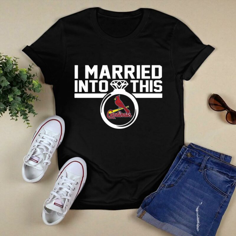 St. Louis Cardinals "I Married Into This" Unisex Graphic T-Shirt - Image 5