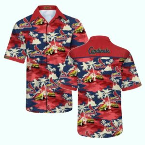 St Louis Cardinals Tropical Hawaiian Shirt – Unisex Graphic Aloha Tee