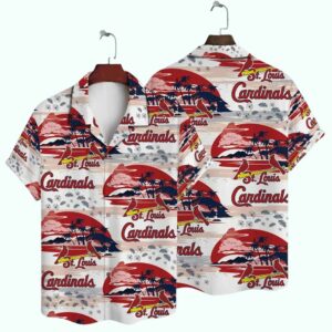 St Louis Cardinals Tropical Hawaiian Shirt – Unisex Graphic Aloha Tee