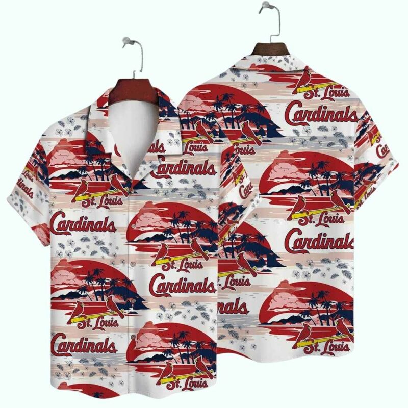 St Louis Cardinals Tropical Hawaiian Shirt – Unisex Graphic Aloha Tee