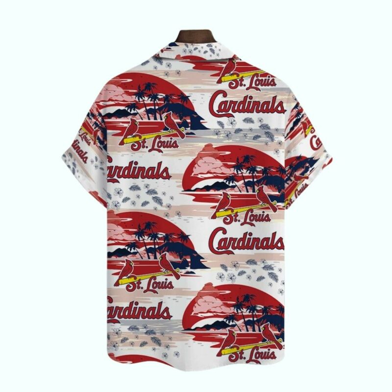 St Louis Cardinals Tropical Hawaiian Shirt – Unisex Graphic Aloha Tee - Image 3
