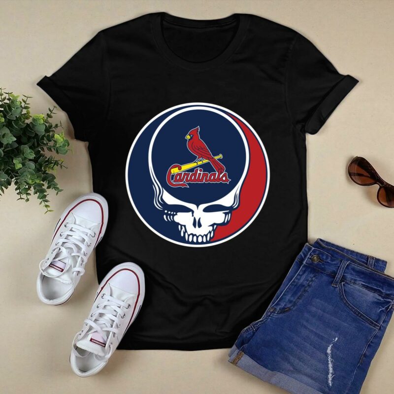 St Louis Cardinals Grateful Dead Graphic T-Shirt – Unisex Baseball Tee - Image 5