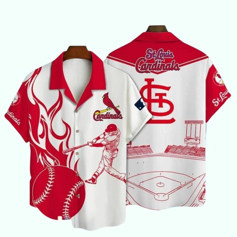 St. Louis Cardinals MLB Graphic Hawaiian Shirt – Unisex Baseball Tee