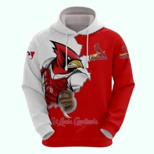 St. Louis Cardinals Mascot Graphic Unisex Hoodie – All Over Print