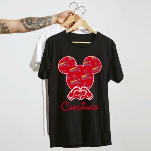 St. Louis Cardinals Mickey Mouse Graphic T-Shirt – Unisex Baseball Tee