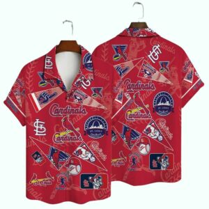 St Louis Cardinals Graphic Baseball Hawaiian Shirt – Unisex Aloha Tee